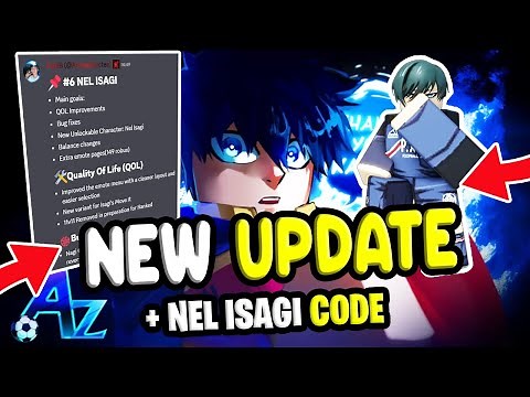 AZURE LATCH NEW UPDATE! (CODES, HOW TO GET NEL ISAGI & SHOWCASE + MORE!) Roblox