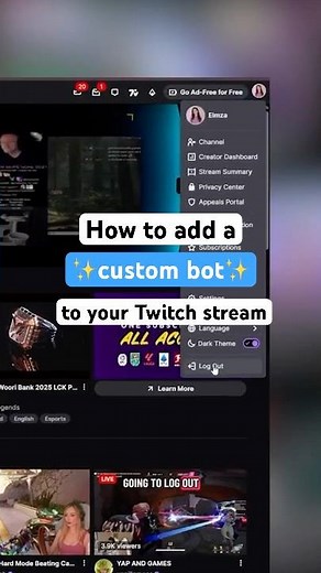 How to create and add a custom bot to your Twitch Stream #twitchtutorial #setuptwitch #twitchsetup