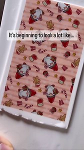 Puocaon Christmas Clay Transfer Paper - 4 Design 20 Pcs Transfer Paper for Polymer Clay, Santa Claus Gingerbread Man Transfer Sheets for Polymer Clay Jewelry, Christmas Tree Holly Candy Transfer Paper