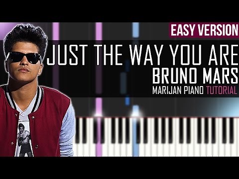 How To Play: Bruno Mars - Just The Way You Are | Piano Tutorial EASY