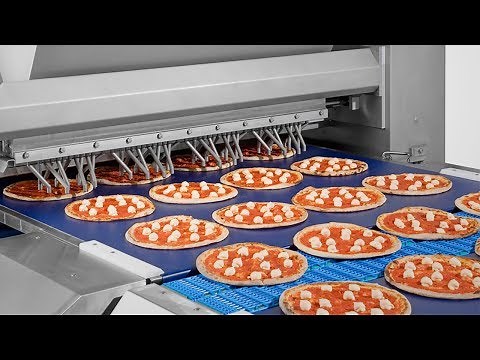Automatic Pizza Processing Machines 🍕 How It's Made Inside Factory