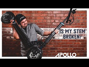 Is the Stem on My Scooter Broken? I Folding & Unfolding the Apollo City/Explore Electric Scooter
