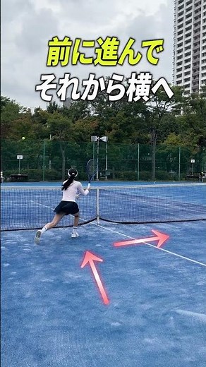 ポーチのコツ「L字ポーチ」を覚えよう！ #Shorts #tennis