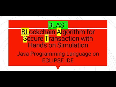 BLAST : BLockChain Algorithm for Secure Transaction