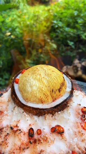 🍳🎷𝐒𝐏𝐈𝐂𝐄 𝐊𝐈𝐍𝐆🎏👢🎋 | #PrimitiveCooking #FireCooking #VillageCooking #OutdoorCooking #JungleCooking #NatureChef #FoodReels #ViralReel #FoodShorts #ASMRFood... | Instagram