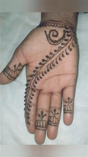 Simple Palm Mehandi Design | Easy Hand Mehandi for Beginners |Suman Artist 🎨