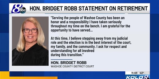 Washoe County judicial candidate abruptly retires