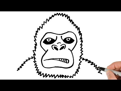 How to Draw King Kong | Easy Drawing Characters
