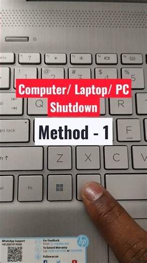 How to Shutdown Laptop with Keyboard Shortcut! 💻 #shorts #techshorts