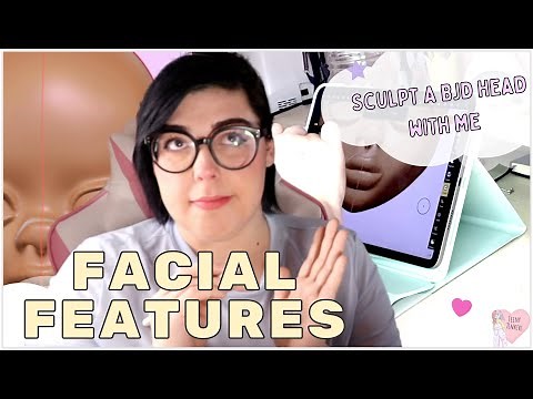 How to make a BJD: 3d Sculpting a Face for your Ball Jointed Doll