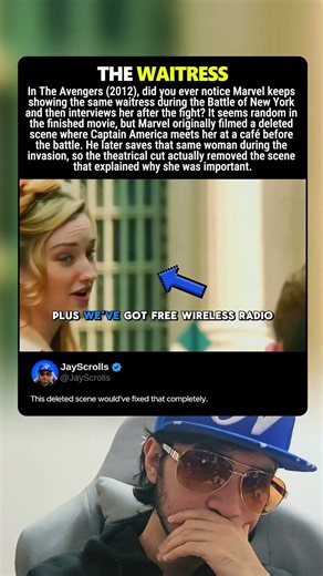 The Avengers (2012), This Scene Explains Why Marvel Keep Showing This Waitress In The Movie