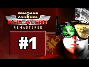 C&C Red Alert 1 Remastered | Soviet Mission 1 - Lesson In Blood | (HARD)