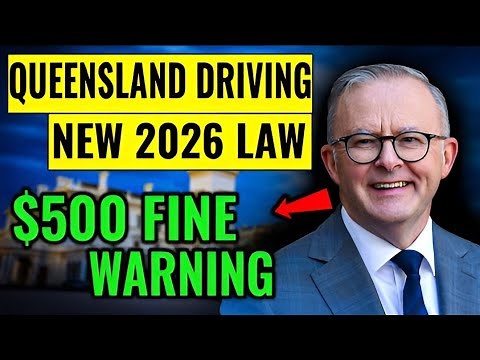 NEW 2026 Queensland Driving Law Explained 🇦🇺 | Avoid Huge Fines & Demerits –Every Driver Must Watch!