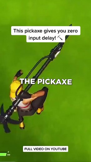 This pickaxe gives you zero input delay! ⛏ #fortnitehowto #fortniteprotips #fortnite #fortnitetipsandtricks #fortnitetips #fyp #fortnitecomp #fpsboost #fortniteinputdelay #fortnitefpsboost #fortniteupdate