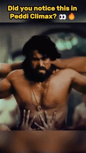 🔥 Ram Charan vs Shiva Rajkumar 😱 #peddi Climax Moment! #shorts #telugu #viral