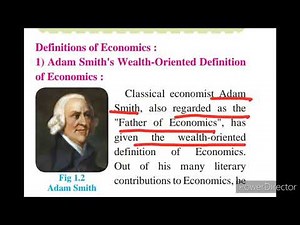 Class 11 Economics Chapter 1- Basic Concepts in Economics (Part 1)