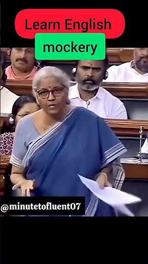 Learn English with Nirmala Sitharaman #learnenglish #english #nirmalasitharaman #shorts