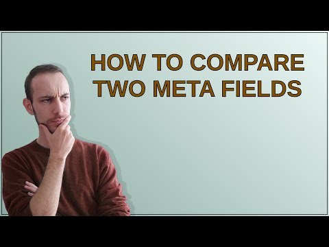 Wordpress: How to Compare Two Meta Fields