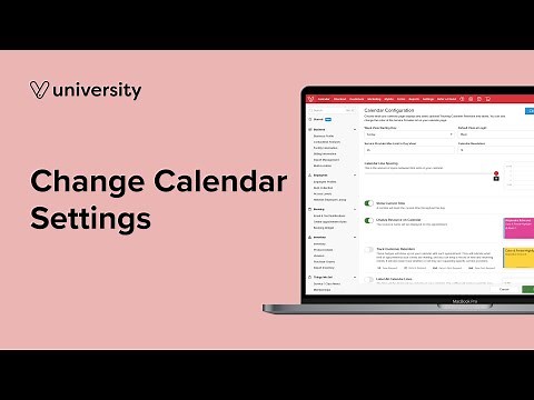 How to Configure the Calendar in Vagaro