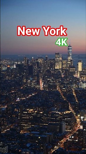 New York City at Night 🌃 | The City That Never Sleeps in 4K #newyork #travel #nyc