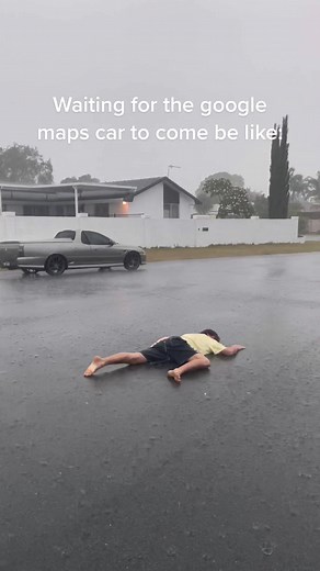 Waiting for Google Maps Car in Australia