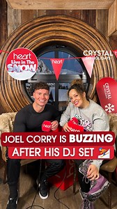 Joel Corry just aced his set behind the decks for Heart Live in The Snow with Crystal Ski Holidays! He chatted to our very own Pandora about how he's feeling fresh off stage ❤️☃️ | Heart
