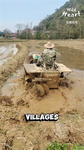 5M views · 66K reactions | This “Boat” Plows Rice Fields #farming #agriculture #machinery | Wild Heart | Facebook
