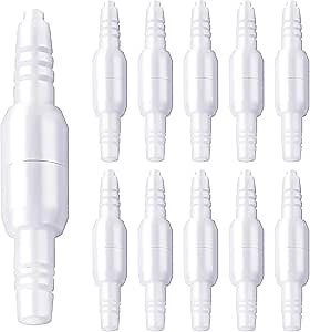 Oxygen Tubing Swivel Connector 10 Pack - Original Connector's 10 PCS Cannula Connectors, Oxygen tubing connectors Oxygen Hose connectors Avoid Tube Tangles Male to Male…