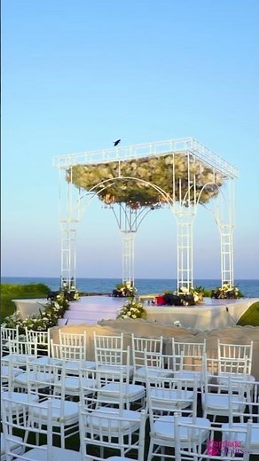 Stunning Beach Wedding Setup - Radisson Blu Temple Bay - Mahabalipuram Destination Wedding