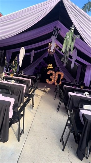 Halloween Tent Decor Ideas for a Moody Party! | Tableclothsfactory.com
