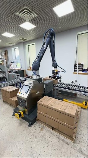 A/B Palletizing with Cobots. Dual Product Palletizing Capabilities