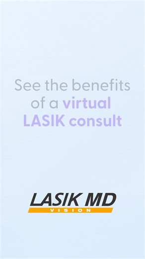 Discover if you're a candidate for LASIK with LASIK MD's FREE virtual consultations—easy, quick, and from the comfort of your home! Book your free virtual consult today. | LASIK MD | Facebook