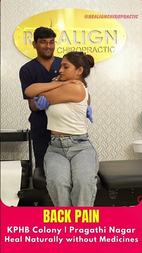 Back Pain Gone Instantly! 🔥 Real Chiropractic Adjustment | Realign Chiropractic Clinic