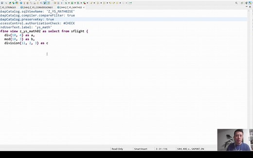 02.cds view使用内建函数（build-in function）