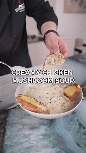 Creamy chicken mushroom soup #cookingwithinvisacook #invisacook_europe #invisacook