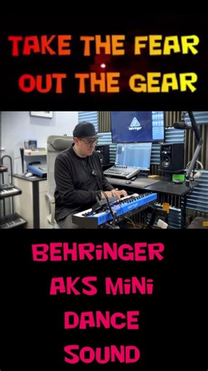 Behringer AKS Mini Dance Sound #behringer #ems #emssynthi #musicproducer #synth #music