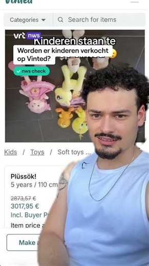 Are children being sold on Vinted?