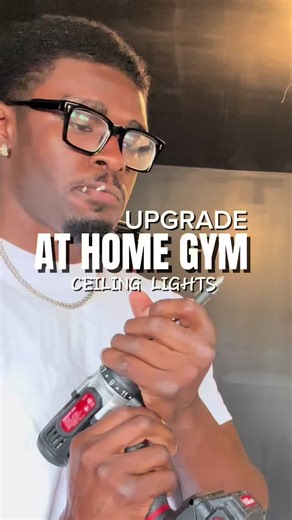 Gym Upgrade: Installing New Ceiling Lights