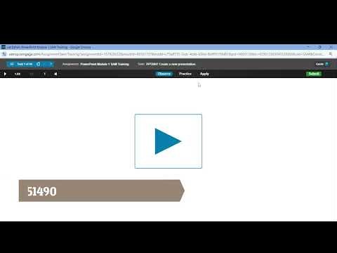 PowerPoint Module 1 Sam Training | CISC 120 Intro Computers/App Software | PowerPoint Module 1 Sam