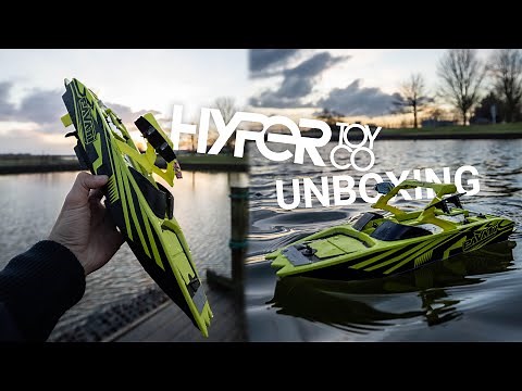 Unboxing The Hyper Toys 1:18 Scale Pavati RC Wakeboard Boat