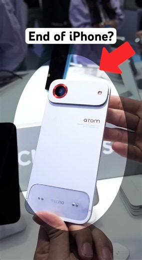 This Phone Shouldn’t Exist Ft. Tecno Atom 😳 #shorts