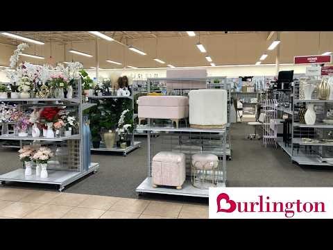 BURLINGTON SHOP WITH ME FURNITURE TABLES CHAIRS HOME DECOR SPRING DECOR SHOPPING STORE WALK THROUGH