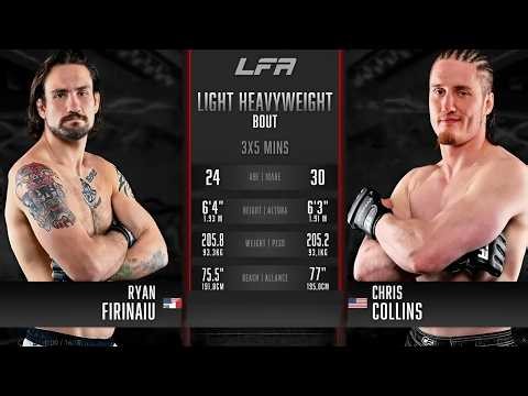 Ryan Firinaiu vs Chris Collins | Full Fight | LFA Fights