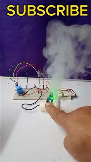 IR Sensor Smoke meshin make. #shortsvideo #science #sensor #chemistry #physics