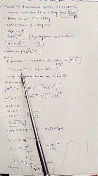 Speed of transverse wave on stretched string 11th #waves #shortvideo