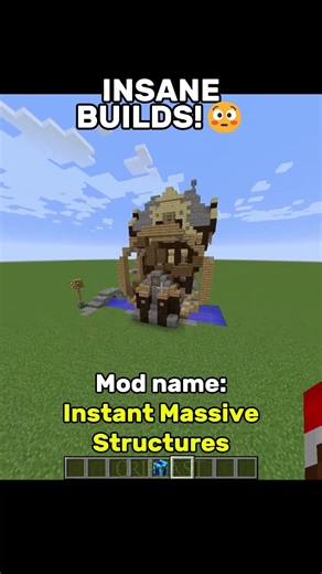Minecraft How to make INSTANT BUILDS!? #minecraft
