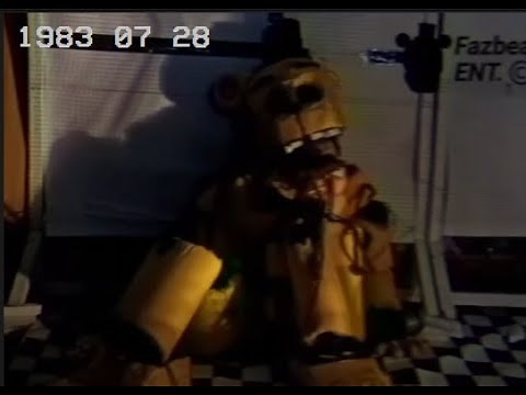 Fredbear & Friends Animatronic Maintenance Tape #1
