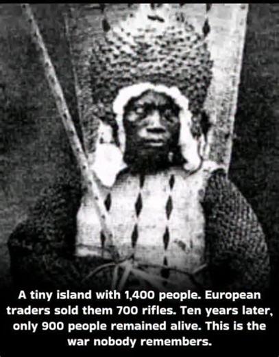 Past Whisper on Instagram: "The Forgotten War of Nauru In the late 19th century, the tiny Pacific island of Nauru—home to just 1,400 people—was a peaceful Micronesian community governed by tribal chiefs and bound by ancient customs. Life revolved around fishing, coconut harvesting, and storytelling under the stars. But everything changed when European traders arrived, bringing with them a new and deadly commodity: rifles. By 1878, over 700 firearms had been traded to the islanders in exchange fo