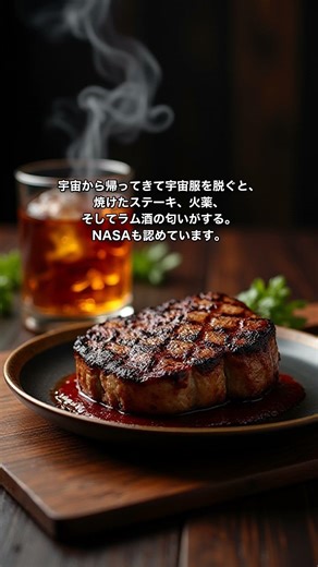 宇宙はステーキとラム酒の匂いがする #Shorts