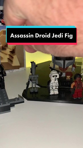 Custom LEGO Assassin Droid Jedi Fig Transformation